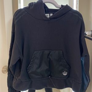 Adidas oversized hooded sweatshirt